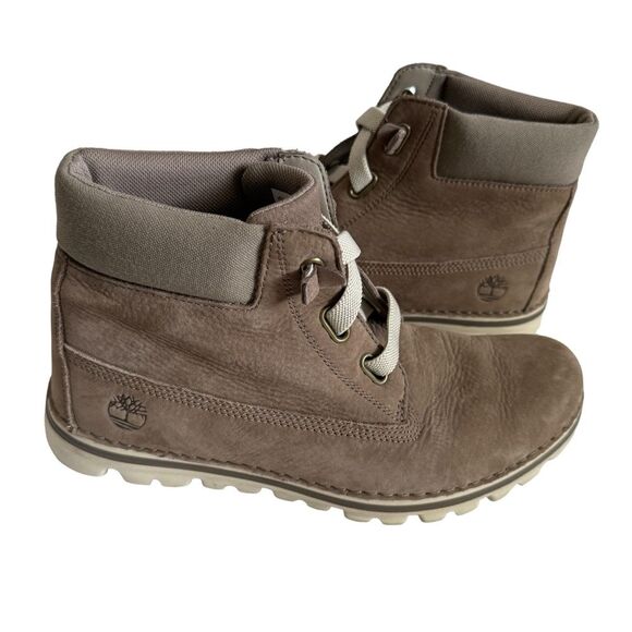 Timberland Women’s Brookton 6” Convenience Taupe Boots, Size 8 - Picture 3 of 10